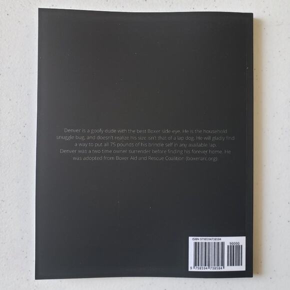 A Boxer Lover’s Journal: Denver Blanked Lined 120 Page Notebook - Picture 2 of 7